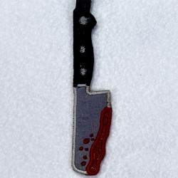 Bloody Knife Bag Charm