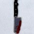 Bloody Knife Bag Charm