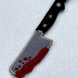 Bloody Knife Bag Charm