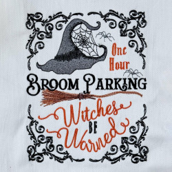 Broom Parking Witch Quote - Free in Aug Value Pack