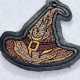 Brown Witch Hat Key Fob Brown Witch Hat Key Fob