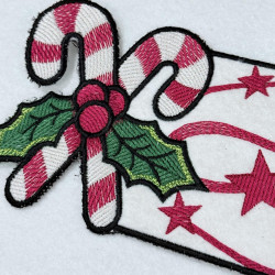 Candy Cane Mugrug Candy Cane Mugrug