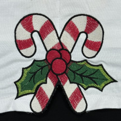 Candy Cane Split Bow 