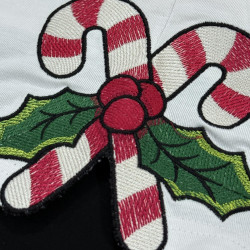 Candy Cane Split Bow 