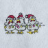 Christmas Chickens With Ornaments - Free in Sep Value Pack