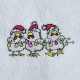 Christmas Chickens With Ornaments - Free in Sep Value Pack