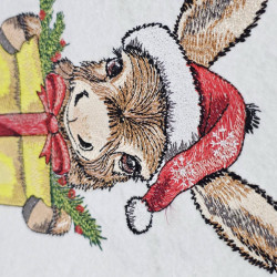 Christmas Donkey With Present