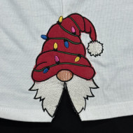 Christmas Gnome Split Bow
