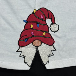 Christmas Gnome Split Bow