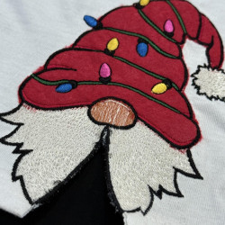 Christmas Gnome Split Bow