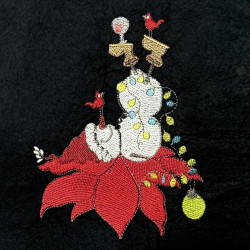 Christmas Snowman With Wine And Birds - Free in Sep Value Pack