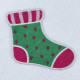 Christmas Stocking Mugrug Christmas Stocking Mugrug