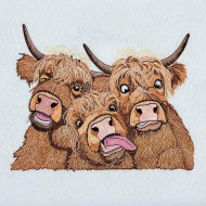 Crazy Highland Cow Family - Free with $20 Purchase Crazy Highland Cow Family - Free with $20 Purchase