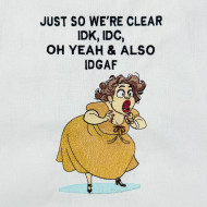Dramatic Funny Lady Quote - Free in Aug Value Pack