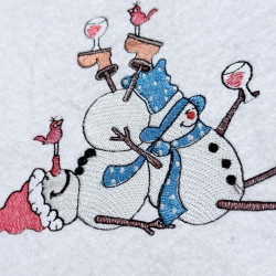 Drunk Snowmen With Wine - Free in Sep Value Pack