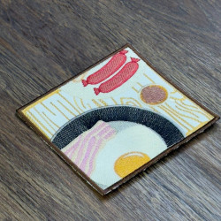 Eggs Bacon And Sausages ITH Coaster