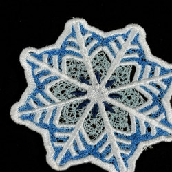 Luminous Snowflake FSL Ornament - 6 Luminous Snowflake FSL Ornament - 6