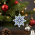 FSL Composite Crystal Snowflake Ornament