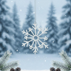 FSL Crystal Branch Snowflake Ornament And Coaster