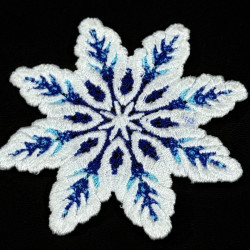 Luminous Snowflake FSL Ornament - 4 Luminous Snowflake FSL Ornament - 4