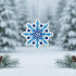 FSL Floral Snowflake Ornament