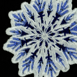 Luminous Snowflake FSL Ornament - 2 Luminous Snowflake FSL Ornament - 2