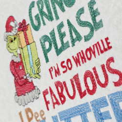 Fabulous Glitter Christmas Thief Quote