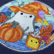 Fall Ghost With Pumpkin Fall Ghost With Pumpkin