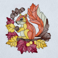 Fall Season Squirrel