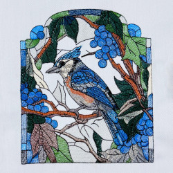 Floral Colorful Bird