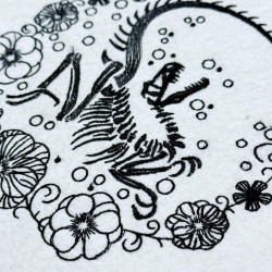 Floral Dinosaur Skeleton - Free in Sep Value Pack