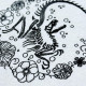 Floral Dinosaur Skeleton - Free in Sep Value Pack