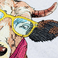 Funny Cow With Sunglasses - Free in Aug Value Pack