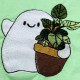 Ghost With Potted Plant Ghost With Potted Plant