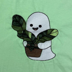 Ghost With Plant