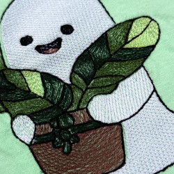Ghost With Plant