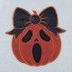 Ghostface Pumpkin Applique Ghostface Pumpkin Applique