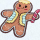 Gingerbread With Candy Cane Gingerbread With Candy Cane