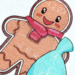 Gingerbread With Gift Bag