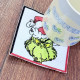 Grumpy Christmas Thief Coaster ITH Grumpy Christmas Thief Coaster ITH