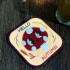 HELLO AUTUMN Mushroom ITH Applique Coaster