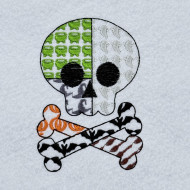 Halloween Skull Patch Work