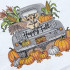 Happy Fall Truck With Baby Cow