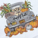 Happy Fall Truck With Baby Cow Happy Fall Truck With Baby Cow
