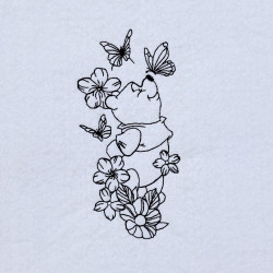 Honey Bear Line Art