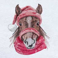 Horse With Santa Hat - Free in Sep Value Pack