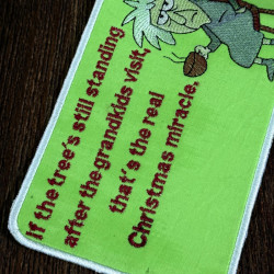 Humorous Grandkids Visit Quote Mug Rug Humorous Grandkids Visit Quote Mug Rug
