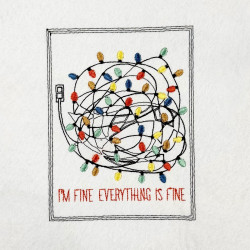 I Am Fine Christmas Quote