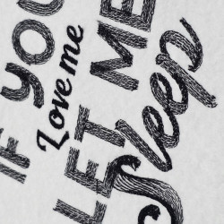 Let Me Sleep Love Quote