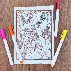 Letter A Coloring Page